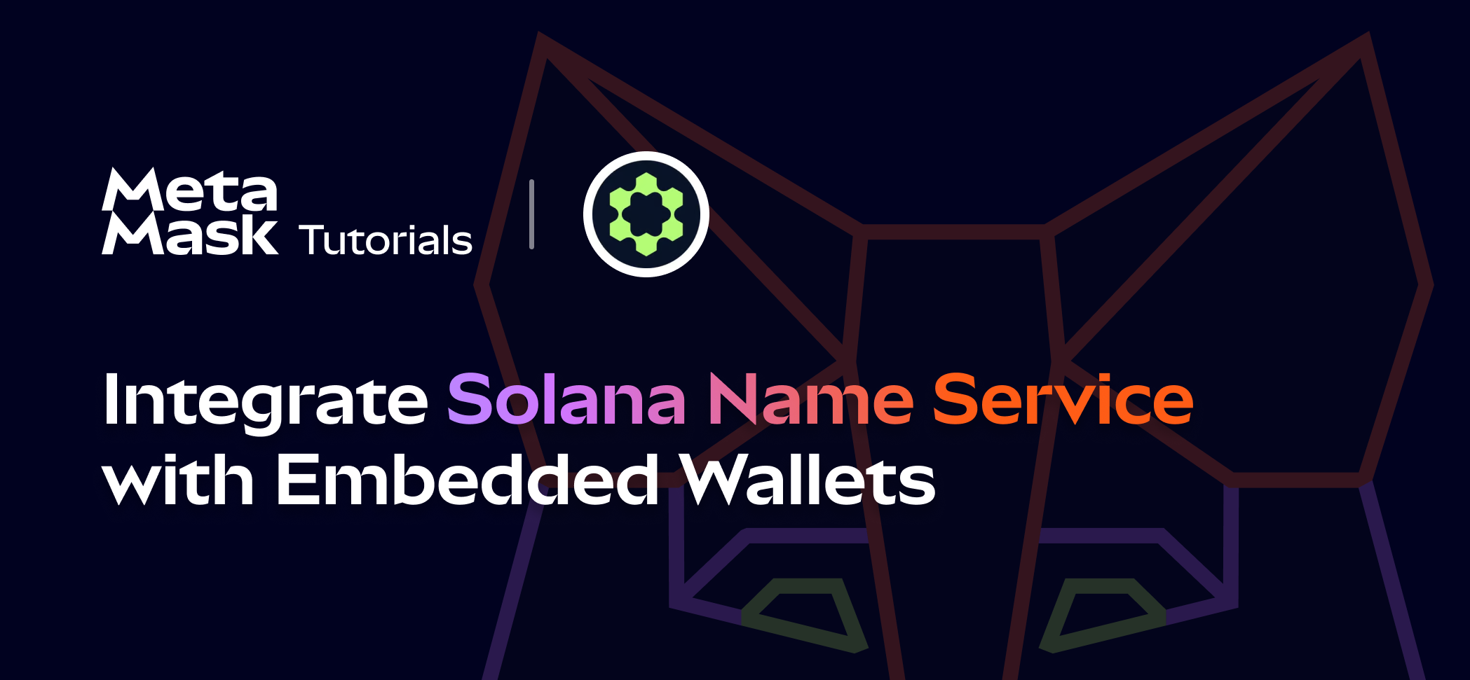 Integrate SNS with Embedded Wallets